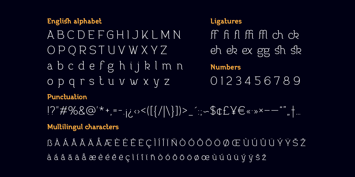 Practish Regular Font preview